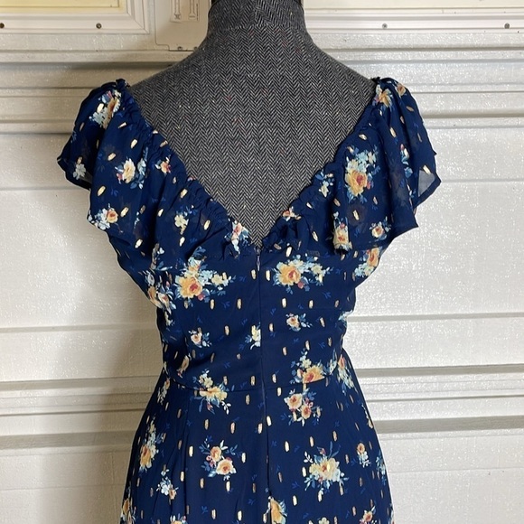 Miami Marcie Floral Maxi Summer Dress Size Small - Picture 8 of 10